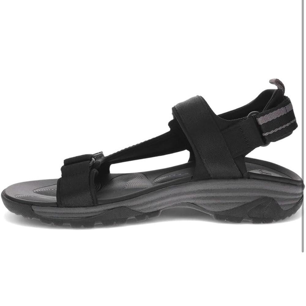Bass Mens Trek Sporty Hiking Trail Sandal Shoe Black Size 11 - Picture 2 of 6